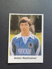 Anton Nachreiner 1860 München 77/78 Bergmann Sammelbild signiert ungeklebt 