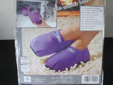 Hot Sox Körnerpantoffeln, nie wieder kalte Füße, Gr. M (36 - 40), lila