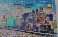 MEHANO train line H0 Baltimore & Ohio Dampflok mit Güterzug Komplettset