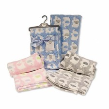 Elefant Fleece Babydecke weich