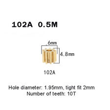 Ritzel Ersatz-Zahnrad Modul