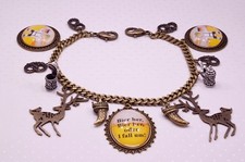 B004 Herren Charivari bronze Trachtenkette Jagdschmuck Lederhose Bayer Bier Zahn