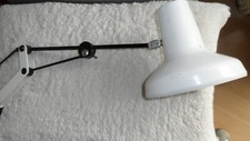 70er Architektenlampe DDR Creme Schreibtisch Lampe Gelenklampe Leuchte Werkstatt