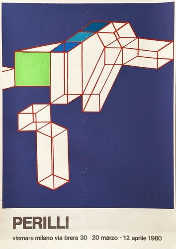 Achille perilli siebdruck - achille,