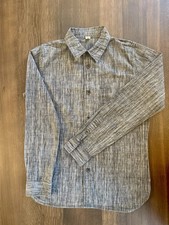 Pure Blue Japan Syoaiya 6oz Kasuri Selvedge Chambray Shirt