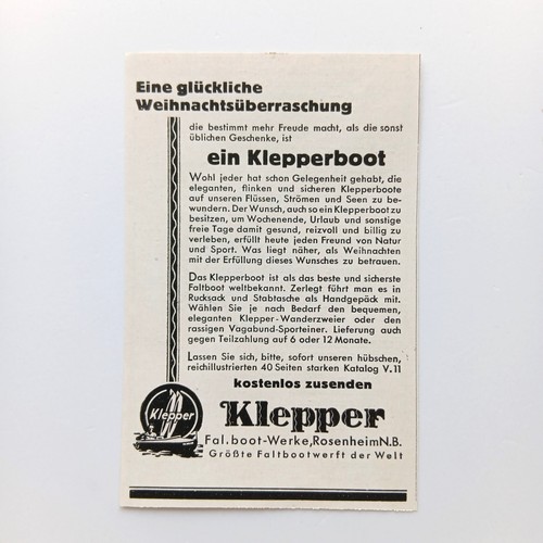 1929 klepper boot - 1929,