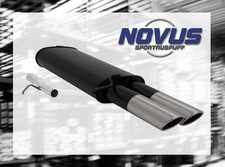 NOVUS Sportauspuff Gruppe N ESD 2x 76mm SR-Design für VW Passat 3B / 3BG
