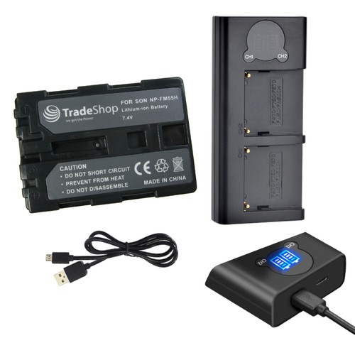 Dual lcd ladegerät akku - lcd, 2ah