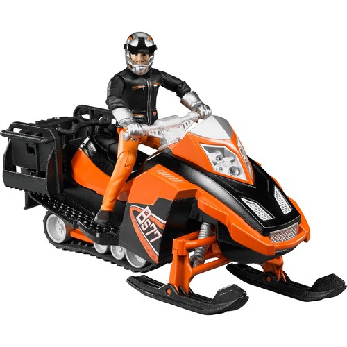 Bruder snowmobil mit fahrer - snowmobil,