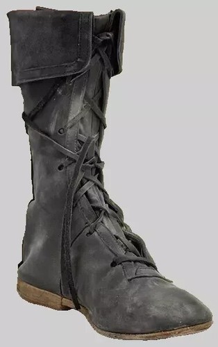 Mittelalter echtleder stiefel - echtleder,