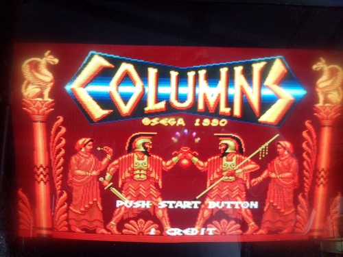 Vintage columns arcade pcb - columns, "