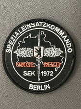 Patch Polizei SEK Berlin Medic Abzeichen Ärmelaufnäher Badge BFE USK MEK