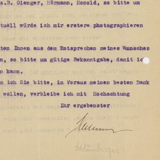 Brief Schlumberger Robert Wien