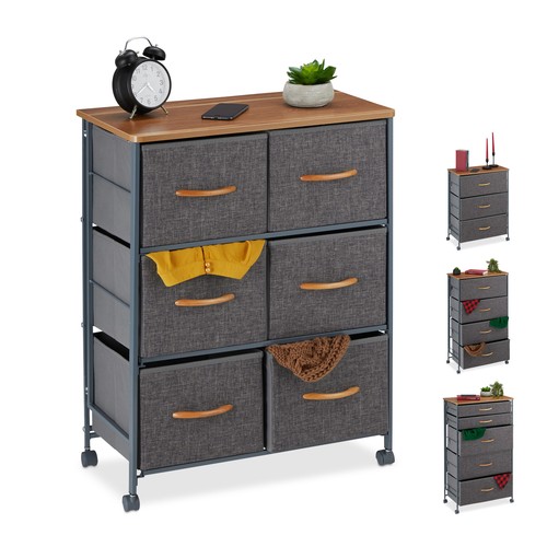 Schubladenschrank stoffkommode - schubladenschrank,