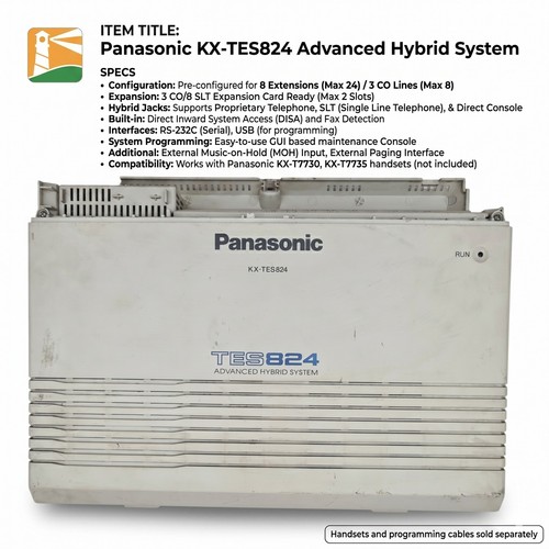 Panasonic tes894 - panasonic, kx-tes894