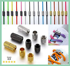 Elastische Schnürsenkel Rund 3 mm mit Schnellverschluss Schuhbänder ohne Binden