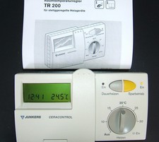 Junkers TR200 Raumtemperaturregler Fernbedienung TR 200 - neuwertiger Zustand!!