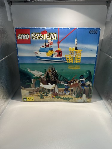 Lego 6558 shark cage cove - cage, mib