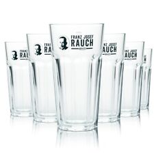 6x Rauch Glas 0,4l Saft