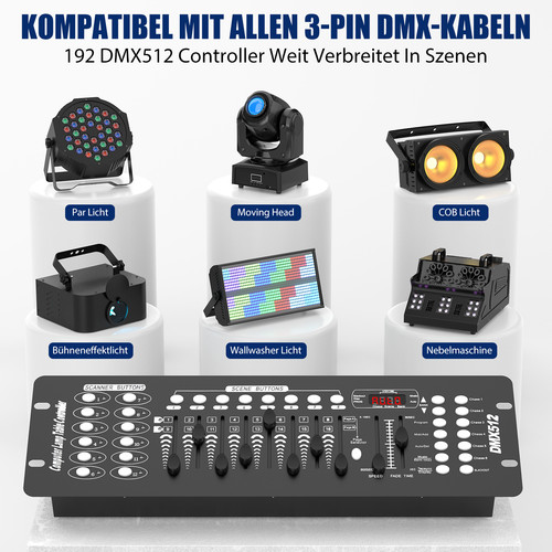 192 kanäle dmx512 - dmx512, controller