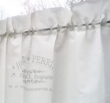 Shabby Chic Gardine *HOTEL PERRIN* Scheibengardine SPITZE weiß LANDHAUS Vorhang