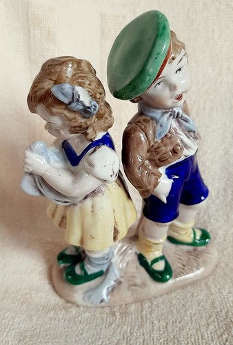 Alte porzellan figur - figur, kinder