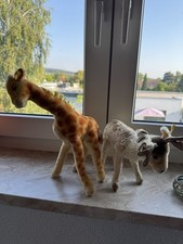 Steiff Rentier Und Giraffe 