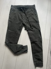 Chino Khaki Stoffhose Jogger