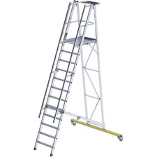 Alu-Podestleiter 12 Stufen mit