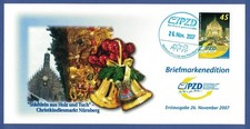 Privatpost PZD Nordbayern 2007, Weihnachten, Christkindlesmarkt Nürnberg