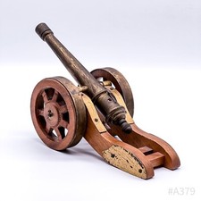 Vintage Modell Kanone aus Holz
