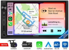 7" QLED Android Autoradio CarPlay Android Auto 2 DIN DSP Navigation Bluetooth 4G