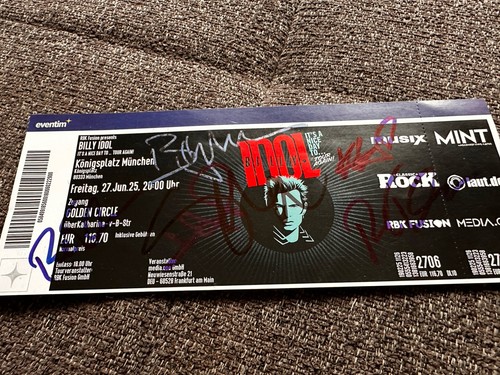 Billy idol von band signiert - billy,