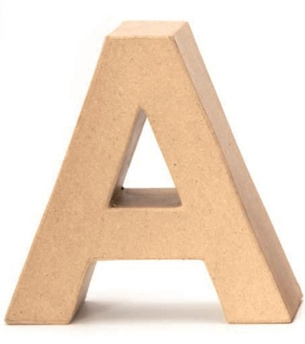 Papp buchstabe 5x5 5cm - buchstabe, b