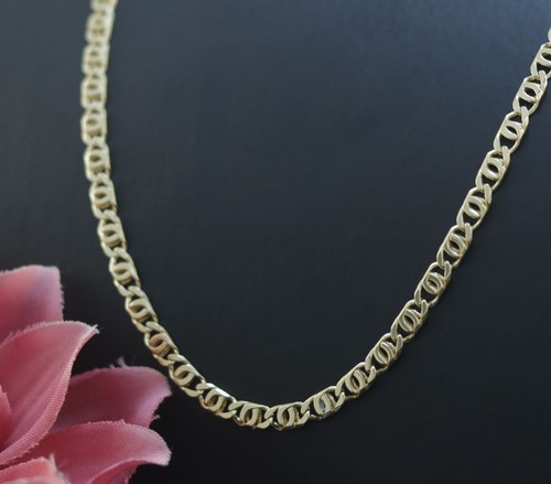 Gold pfauenaugen kette - gold,