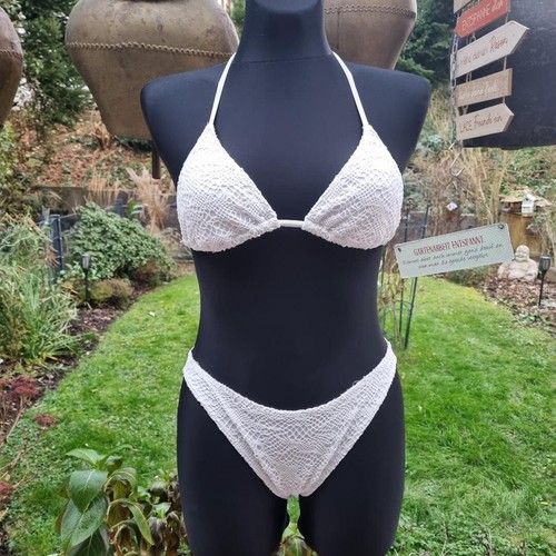Beach time bikini weiß mit - bikini,