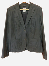 Damen Blazer Cord grau 38/40 S