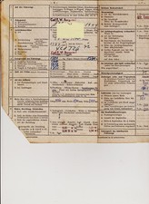 BORGWARD B 1000 Z Koffer 1949 Kfz-Brief Oldtimer Pappbrief