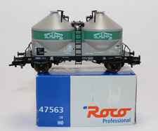 fg2673, Alter Roco Staubsilowagen Schwarz Bau DB TOP OVP NEM KKK H0 DC