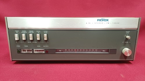 Revox a76 stereo tuner - a76, –