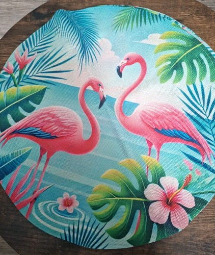 Platzdeckchen leinen motiv - platzdeckchen,