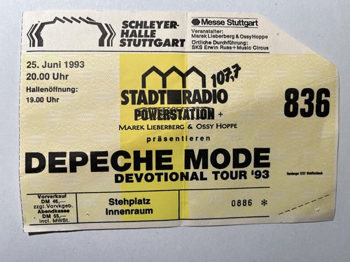 Alte konzertkarte ticket - konzertkarte,