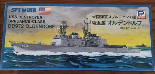 700 dd972 uss oldendorf - 1:700,