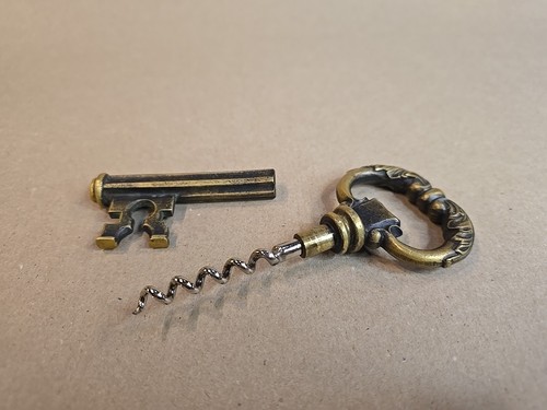 Vintage messing korkenzieher - messing,