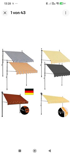 Sonnenmarkise led markise - sonnenmarkise,
