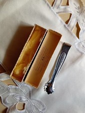 Zuckerzange DDR Besteck  OVP Tisch Deko Kaffee Service Geschirr Zubehör Vintage