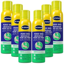 6x 150ml Dr. Scholl's Fresh
