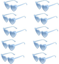 10 Stück Herz Sonnenbrille