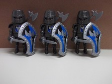 Playmobil 3 schwarze Ritter