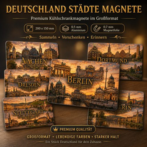 Deutschland städte magnet - städte,